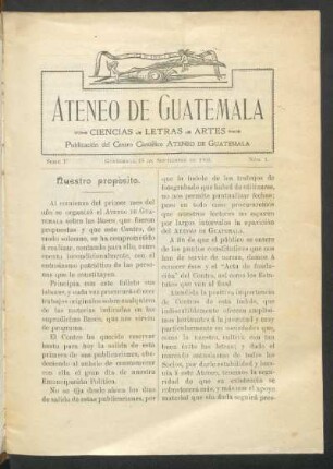 1903,1: serie 1.a núm. 1 (15 de septiembre de 1903)