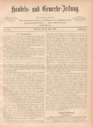Nr. 21=21. Mai 1881