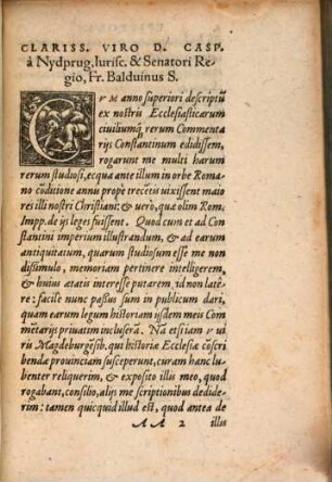 Ad Edicta Veterum Principum Rom. De Christianis