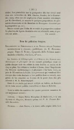 Revue des publications étrangères.