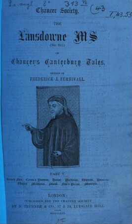 The Lansdowne ms of Chaucer's Canterbury tales, 5