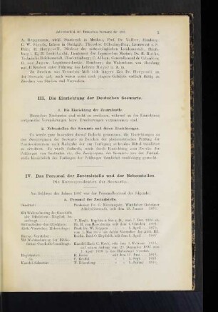 2. Nebenstellen der Seewarte und deren Einrichtungen.
