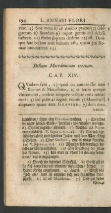 Bellum Macedonicum tertium. Cap. XIV