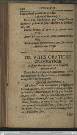 De Vitiis Orationis Grammaticae