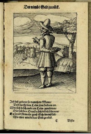 Der nimbt Gelt zu rück.