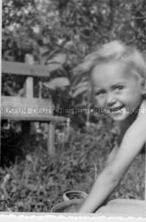 Gisela Körbes als Vierjährige
