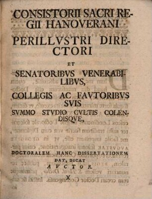 Diss. inaug. sistens aphtharsian corporis Christi in cruce extincti