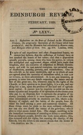 The Edinburgh review, or critical journal, 38. 1822