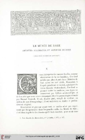 3. Pér. 17.1897: Le Musée de Bâle, 5 : artistes allemands et artistes suisses