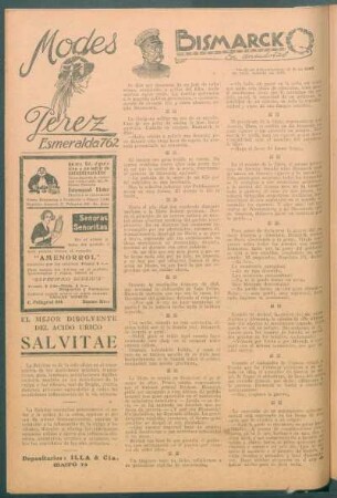 Bismarck : En anécdotas