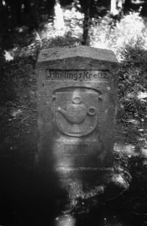 Schillings Kreuz : Das Schillingskreuz, Denkmal für einen auf der Bärenjagd verunglückten Herrn Schilling.