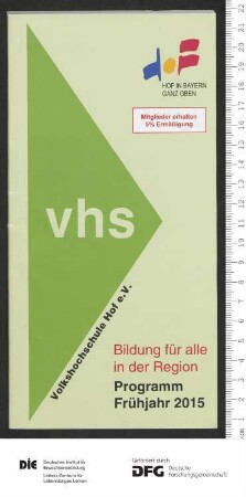 Programm 1. Semester 2015
