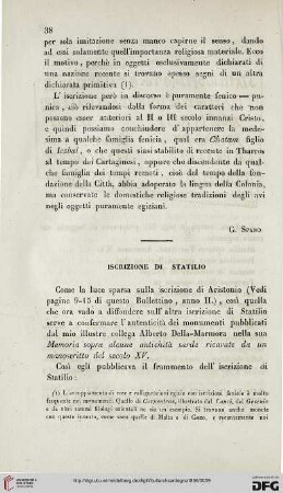 Iscrizione di Statilio