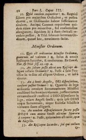 52-61, Minister Ordinum; ...