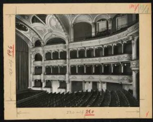 Großherzogliches Hoftheater, Darmstadt: Ansicht Zuschauerraum