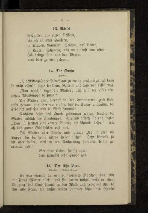 15. Der süße Brei.