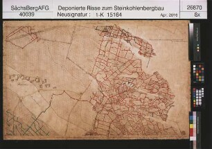 Hänichener Steinkohlenbauverein, Grubenbaue (2. Quadrant, Platte a)