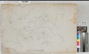 Mark (Grafschaft) Handrisse (Mensalblätter) zur Karte der Grafschaft Mark von Eversmann Wiblingwerde (Nachrodt-Wiblingwerde) um 1795 o.M. 52 x 78 Zeichnung (Krüner) KSA Nr. 679d