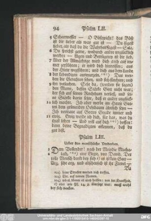 Psalm LIII. Ueber das menschliche Verderben.