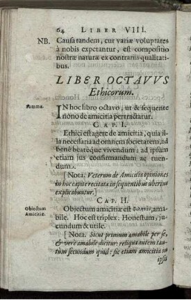 Liber Octavus Ethicorum