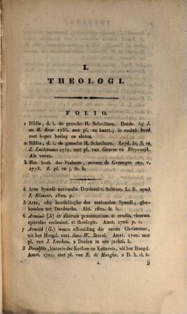 Catalogue des livres de la bibliothèque de feu M. Daniel Hermannus Beucker Andreae
