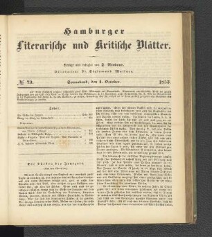 No. 79. 1. Oktober 1853