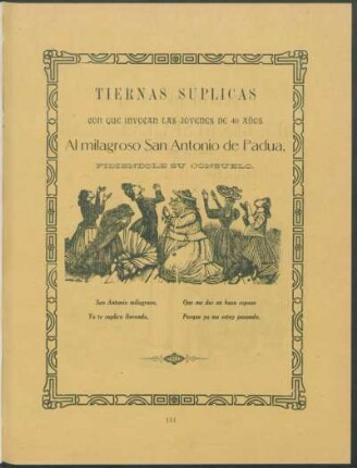 Tiernas Súplicas al Milagroso San Antonio de Padua