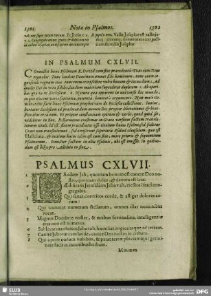 In Psalmum CXLVII.[i.e. CXLVI.] Psalmus CXLVII.[i.e. CXLVI.]