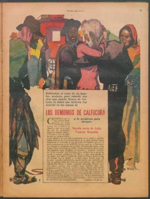 Los demonios de Calfucura : Novela corta de Julio Vignola Mansilla