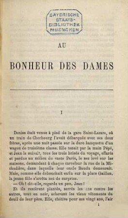 Les Rougon-Macquart : histoire naturelle et sociale d'une famille sous le Second Empire, 11