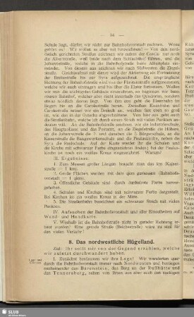 8. Das nordwestliche Hügelland