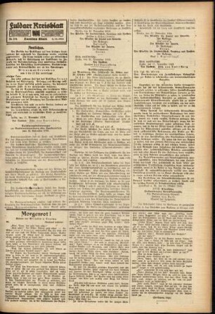 Zweite Ausgabe vom Samstag, den 02. Dezember 1916.