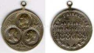 Tragbare Medaille zur Erinnerung an den Militärdienst