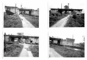 Unterführung Feldweg und Gewerbekanal in km 650,630 (BW 41) Überbau betoniert