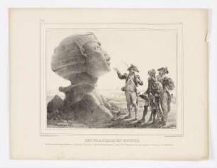 Les français en Egypte, Blatt 10 der Folge "Album pour 1835"
