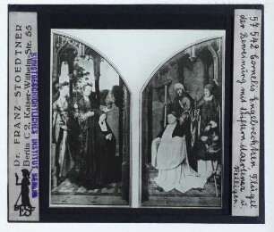 Engebrechtsen, Triptychon mit Beweinung Christi (Leiden ML S 94) : Flügel, Innenseiten