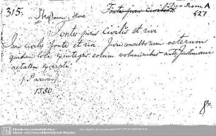 Jus Romanum A 0427