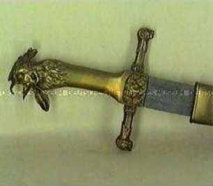 Säbel für Zimmerleute der Infanterie, Frankreich, Form um 1810/12, mit Scheide, (Replik ?)