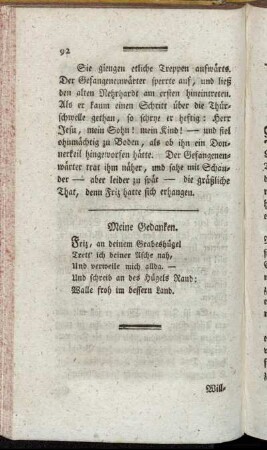 Meine Gedanken.