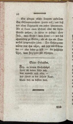 Meine Gedanken.