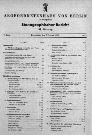 Nr. 3(91), 2. Februar 1967