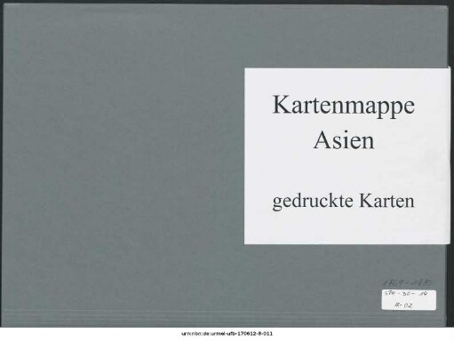 Tibet : 1869-1880 : Kartensammlung