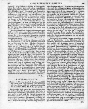 Minding, J.: Lehrbuch der Naturgeschichte der Fische. Berlin: Rücker 1832