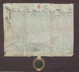 Franz Peter Leydecker verkauft den Dominikanerinnen zu Heidelberg um 1.550 Gulden sein Haus am Schießtor daselbst.