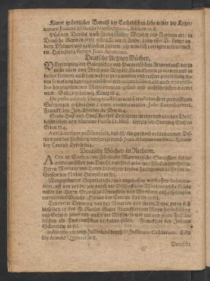Deutsche Bücher in Rechten.