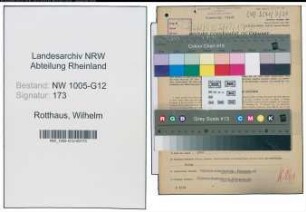 Entnazifizierung Wilhelm Rotthaus , geb. 03.04.1908 (Abtl.Leiter)