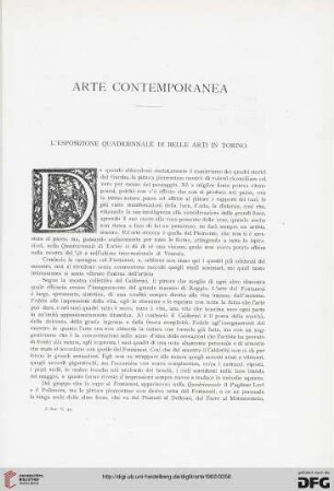 5: L' esposizione quadriennale di belle arti in Torino