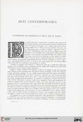5: L' esposizione quadriennale di belle arti in Torino
