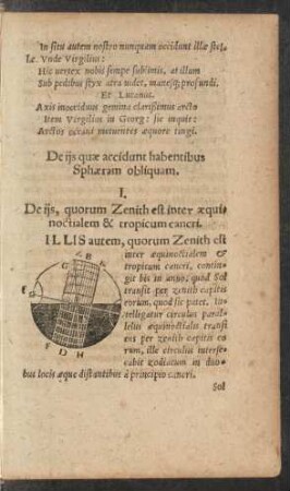 De iis quae accidunt habentibus Sphaeram obliquam.