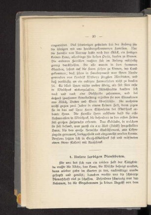 4. Unsere farbigen Dienstboten.
